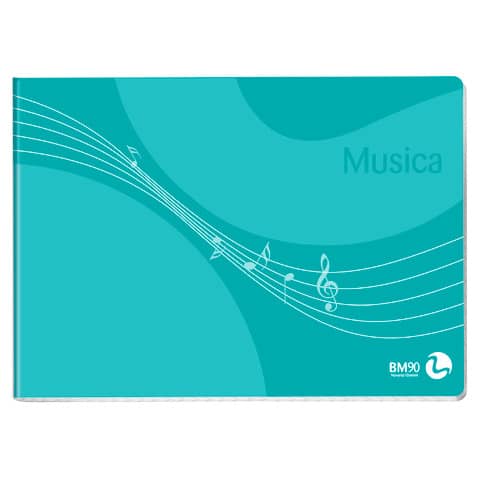 Album musica pentagrammato BM formato 17x24 cm - 32 fogli 100230